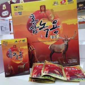 🌳Nước hồng sâm nhung Hàn Quốc hộp 30 gói x 70ml